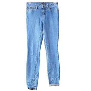 PrAna Womens Jeans Blue Denim Mid Rise Slim Organic Cotton Stretch 4/27